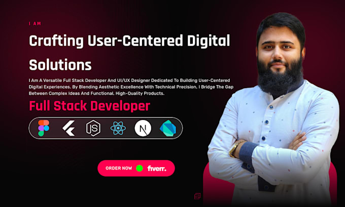 design and develop your full stack web or mobile application