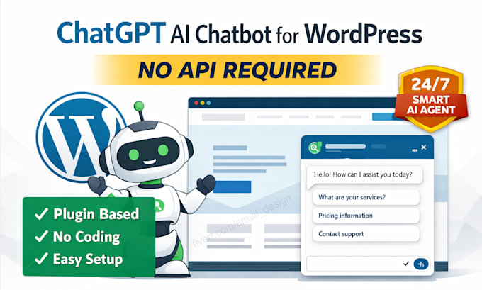 add chatgpt ai agent chatbot into your wordpress website