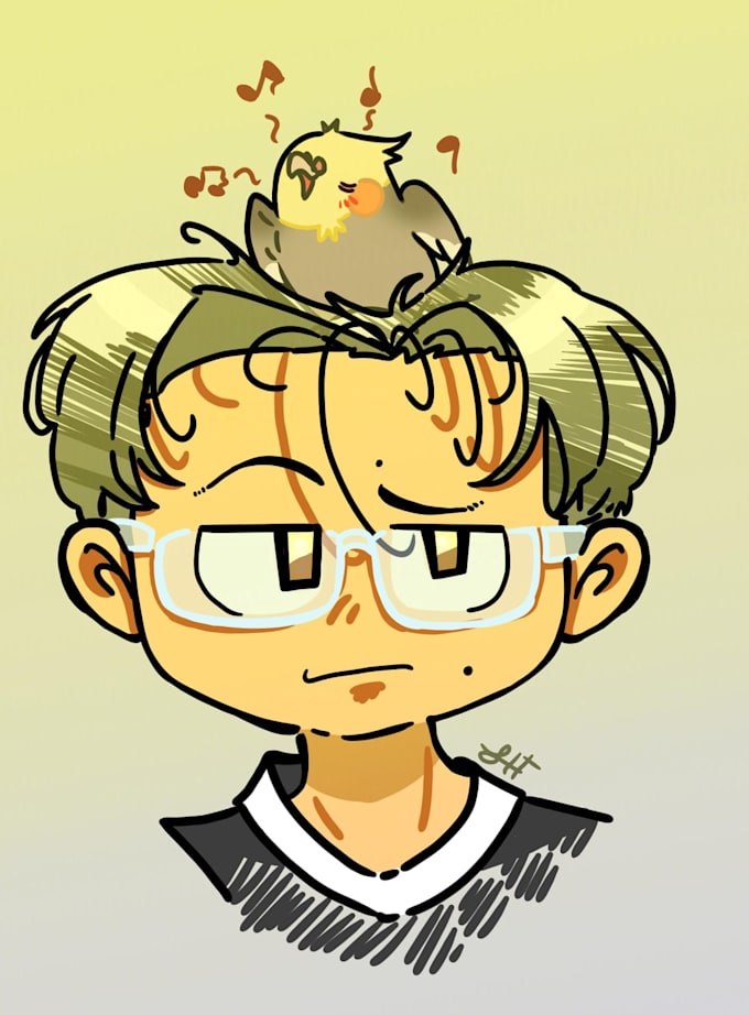 draw a custum anime potrait or pfp