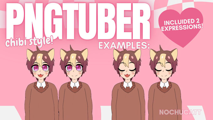 draw a chibi pngtuber avatar for your channel