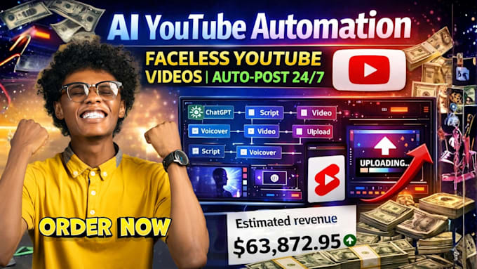 Setup a fully automated faceless youtube channel using ai and n8n that ...