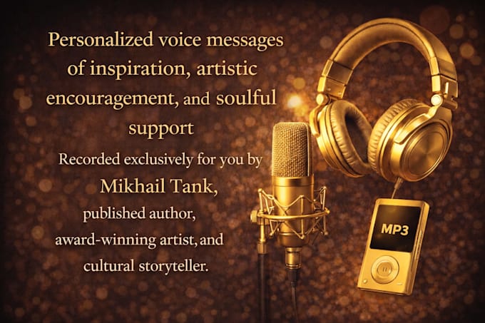 record a personalized inspirational voice message for your soul