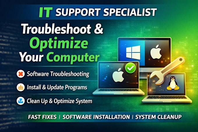 Fix your slow pc and optimize system performance by Mayur_2797 | Fiverr