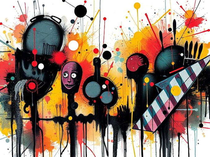 do illustration expresionism art, graffity, abstract