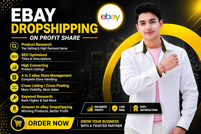 do ebay dropshipping on profit share