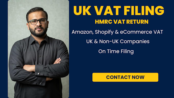 file UK vat returns for amazon UK, ebay shopify sellers