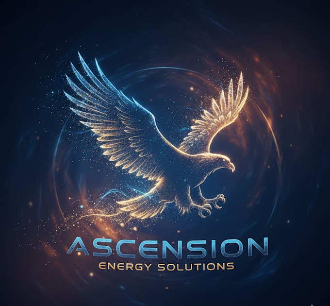 design a modern and creative particle logo for your brand