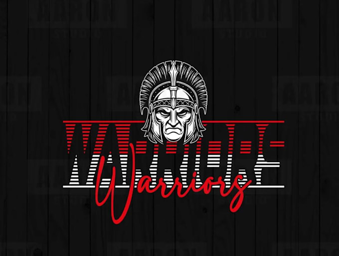 design custom warriors school sport team logo