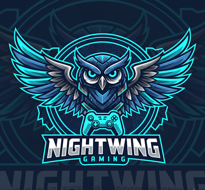 design a fierce and creative game owl logo for your brand