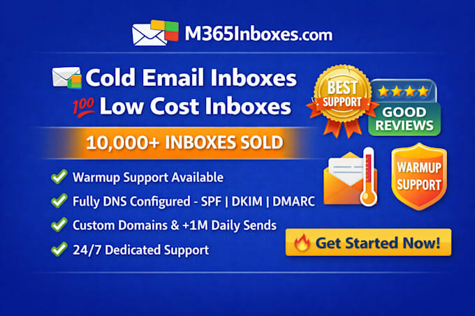 deliver microsoft 365 inboxes optimized for cold email