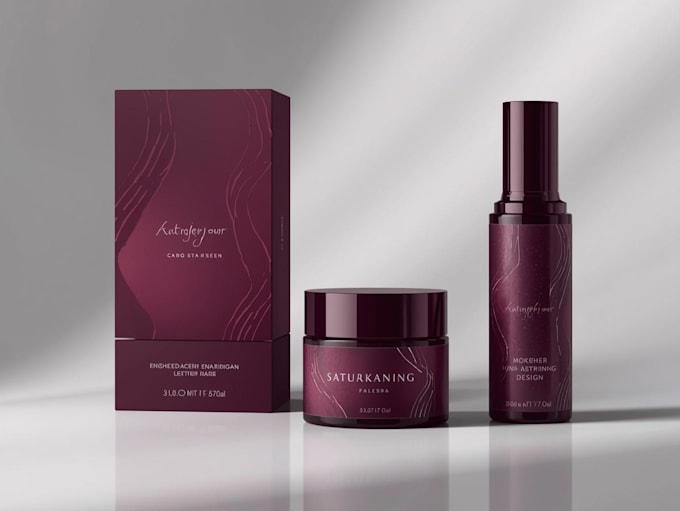 make an astonishing cosmetic packaging and label design