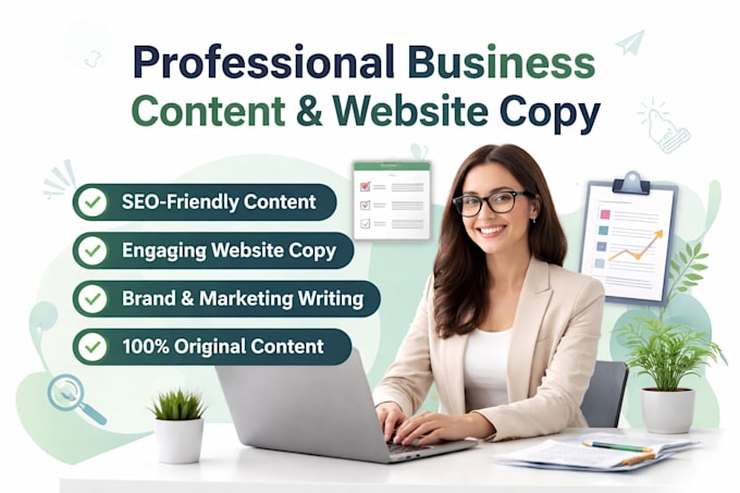 write professional business content and engaging website business content