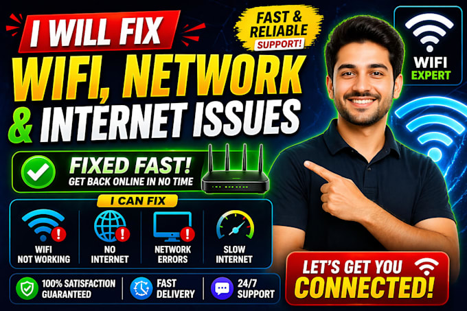 fix wifi and network connectivity issues remotely