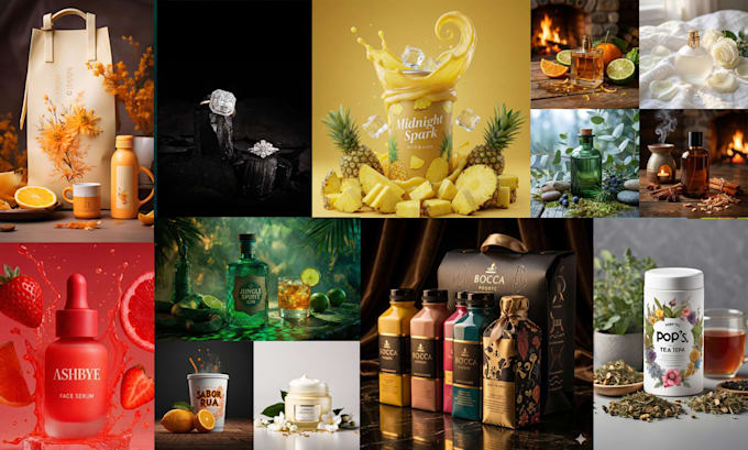 do ai image creation, ai product photoshoot, ai art and showcase videos