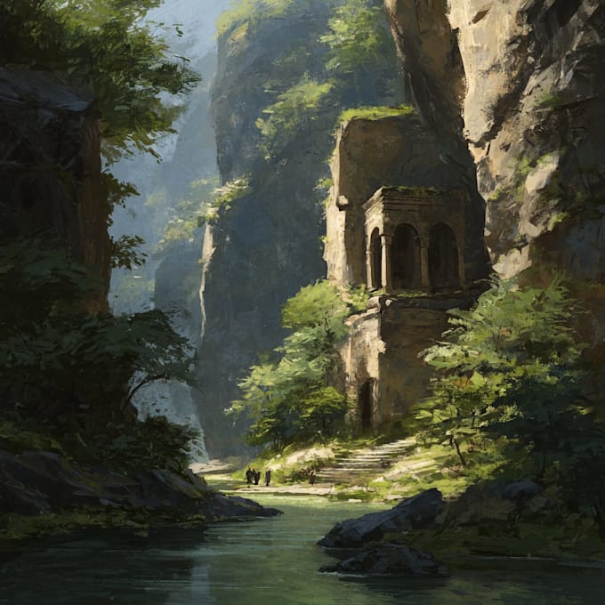 environment concept art landscape design