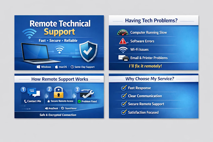 be your personal remote technical support for PC, router, and peripherals