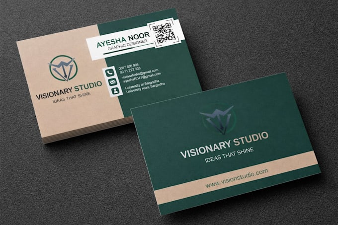design professional, minimalist business cards