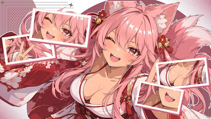draw anime pfp or illustration for your original character