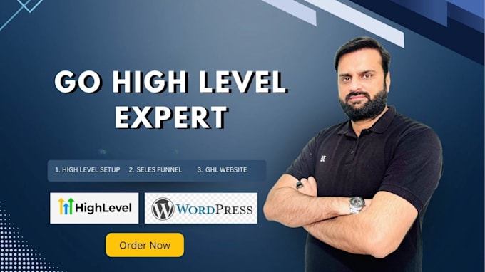 build gohighlevel sales funnel, setup website, create ghl automations, workflows