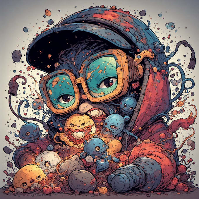 do a cartoon character design