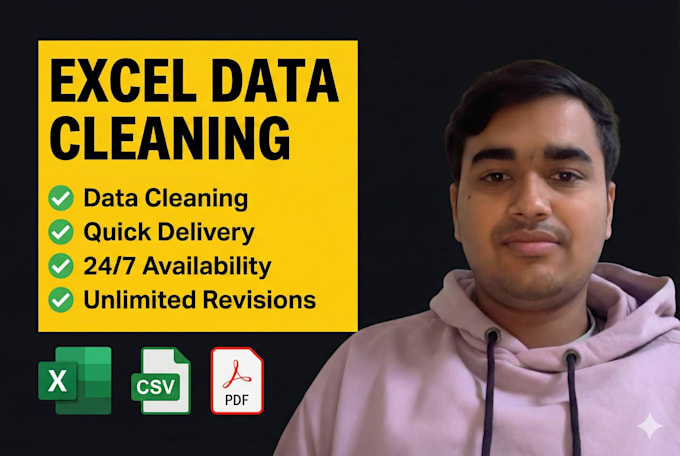 clean, format, merge, split excel data