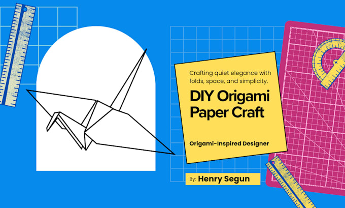 Create beautiful origami diy paper craft by Henry_segun_ | Fiverr