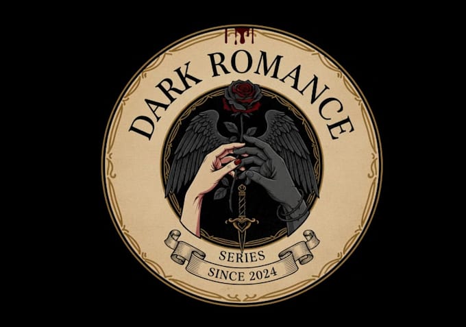 make dark romance book series logo