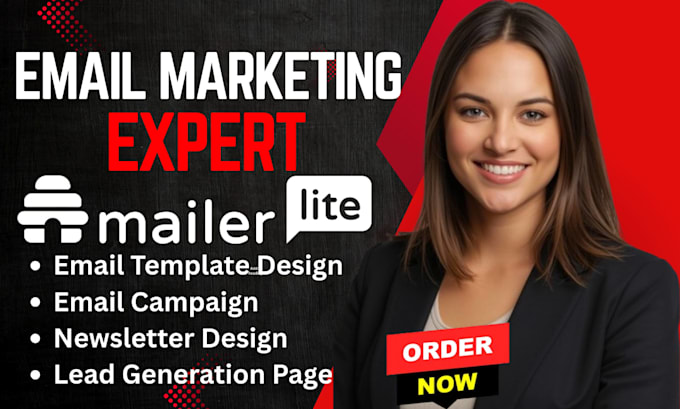 mailchimp campaign flow mailerlite landing page newsletter email template design