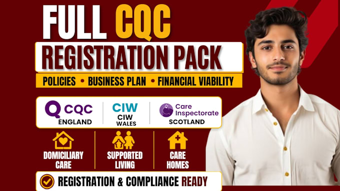 prepare cqc registration documents, policies and statement financial viability