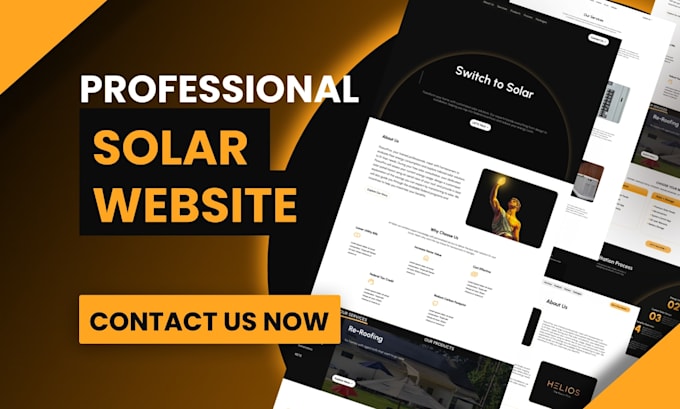 develop a professional solar company website on wordpress
