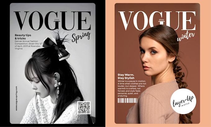 create magazine cover with in few hours