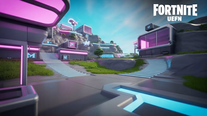 a custom fortnite uefn map using unreal engine verse