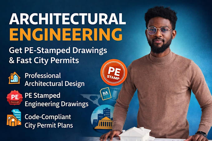 architectural engineering for city permit pe stamp floor plan engineering