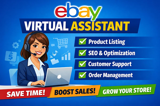 be your professional ebay virtual assistant