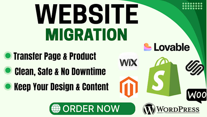 clone website migrate lovable wix magento wordpress to shopify website migration