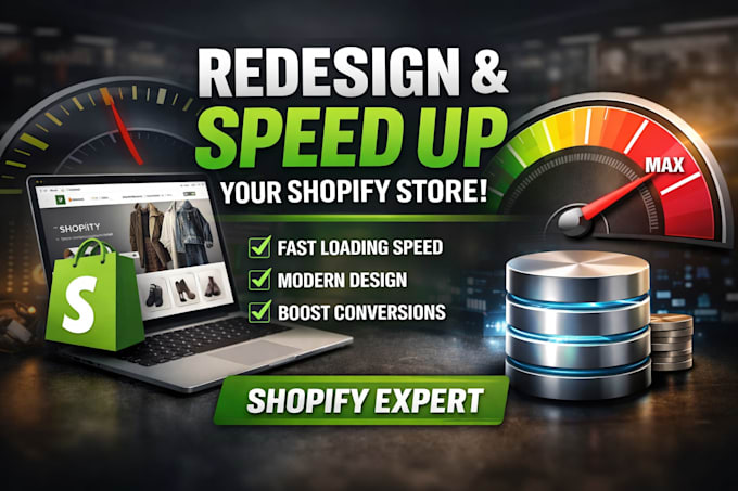 Redesign your shopify store for better speed and conversions by ...