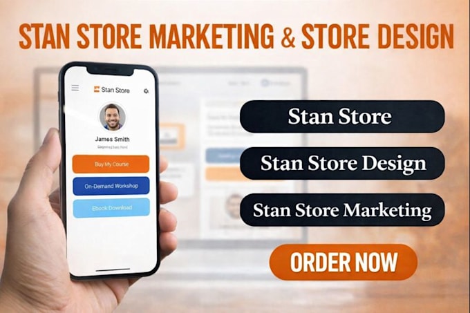 do stan store marketing, stan store setup, stan store design