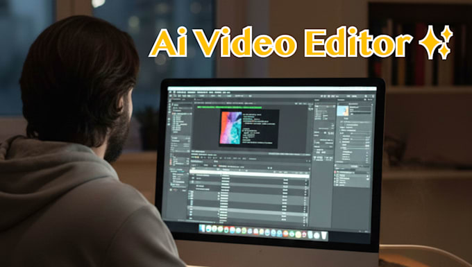 do video editing and ai visuals