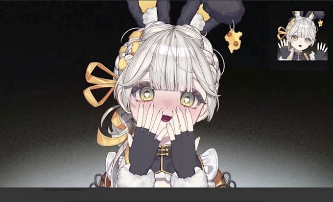 draw 2d vtuber model, live2d vtuber, vtuber design anime model, vtuber rigging