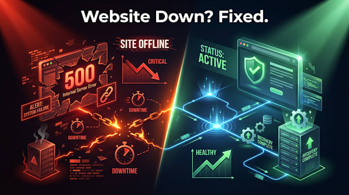 provide 24 7 emergency hosting dns SSL email server fixes