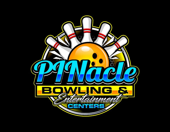 do high quality bowling logo
