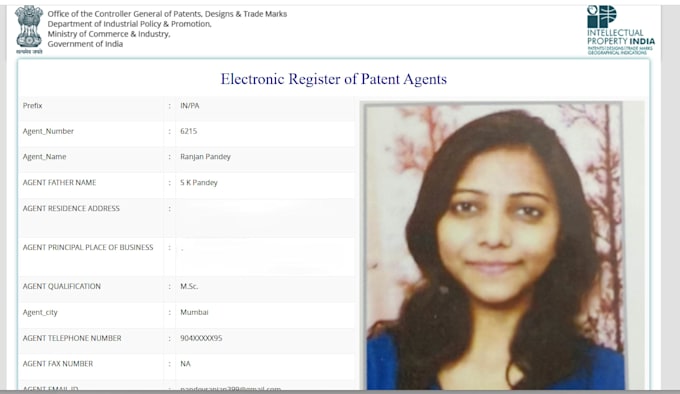 do search, draft and filing of utility patent for indian patent office
