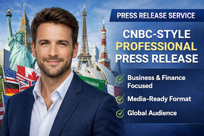 write a cnbc style professional press release for global media