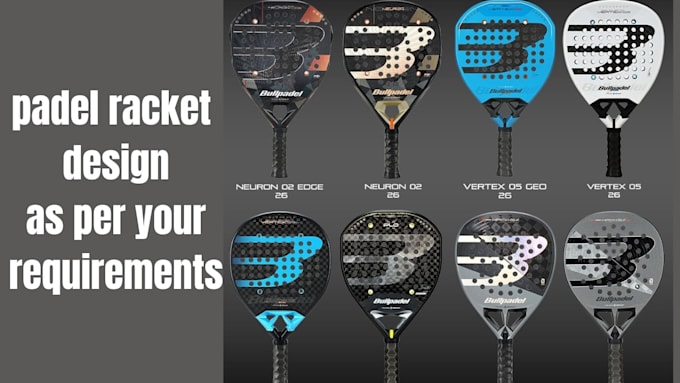 padel racket design as per your requirements