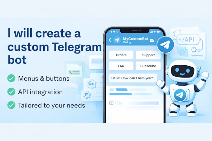 create a custom telegram bot