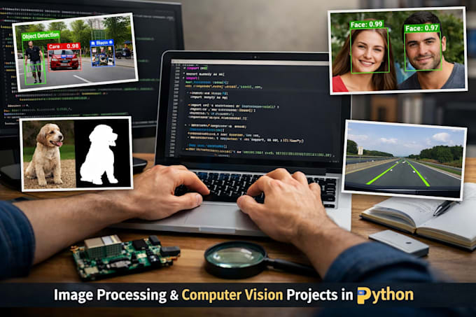 develop image processing computer vision projects in python