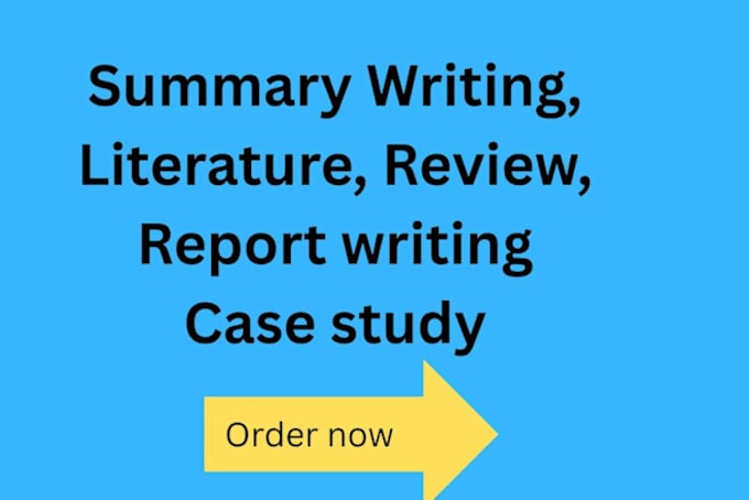 do research writing, book summaries, case study, policy briefs