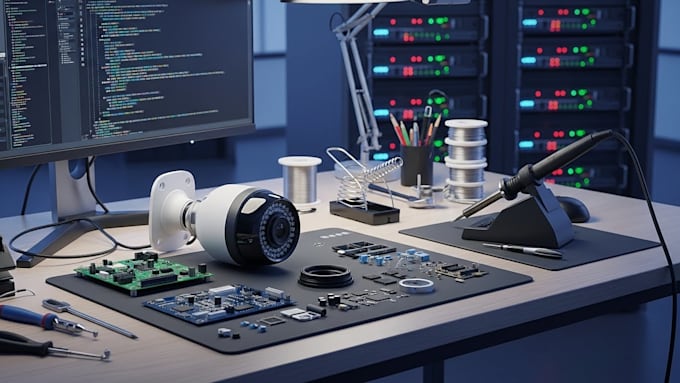 build custom cctv, IP camera hardware and firmware