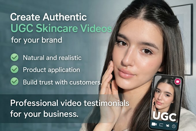 create authentic ugc skincare videos for your brand