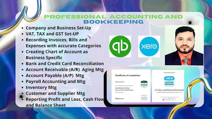 do quickbooks and xero accounting and bookkeeping